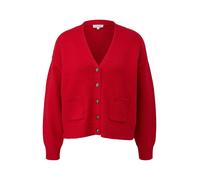 s.Oliver Red Label - Cardigan mit Metall-Knöpfen und aufgesetzten Taschen rot - Gr. - 34