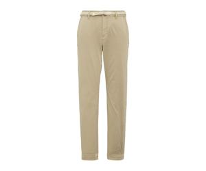 s.Oliver Red Label - Chino mit geflochtenem Gürtel und Garment Dye beige - Gr. - 34