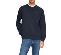 s.Oliver Red Label - Crewneck-Sweatshirt mit Logo-Detail blau - Gr. - XXL