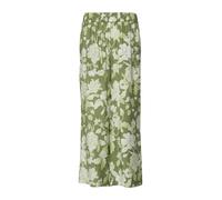 Culotte S.OLIVER, Damen, Gr. 42, N-Gr, khaki aop, Web, Obermaterial: 84% Viskose, 16% Polyamid, bedruckt, weit 7/8-Länge, Hosen Culotte, weite Passform, fließende Qualität (36384914-42) khaki aop
