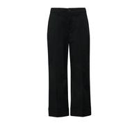 Stoffhose S.OLIVER, Herren, Gr. 46, N-Gr, schwarz, Web, Obermaterial: 98% Baumwolle, 2% Elasthan, unifarben, normal lang, Hosen Stoffhose, mit weitem Bein und Bundfalte (45576916-46)