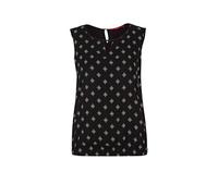 s.Oliver RED Label Damen Bluse ärmellos Black AOP 32, 120.10.005.10.100.2038012