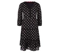 s.Oliver RED Label Damen Kleid kurz Black AOP 32, 120.10.005.20.200.2038048