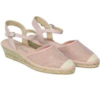 s.Oliver RED Label Espadrille Espadrilles rosa-Glitter Grösse 42