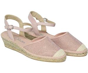 s.Oliver RED Label Espadrille Espadrilles rosa-Glitter Grösse 42
