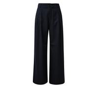 s.Oliver Red Label - Extra Wide-Leg-Hose mit Bundfalten blau - Gr. - 44