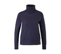 s.Oliver Red Label - Feinstrickpullover mit Rollkragen blau - Gr. - 38