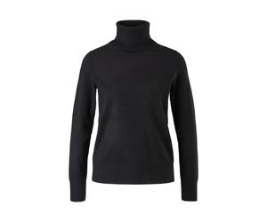 s.Oliver Red Label - Feinstrickpullover mit Rollkragen schwarz - Gr. - 42