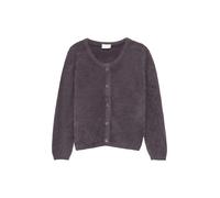 Flauschige Strickjacke aus Effekt-Garn 116/122 lila