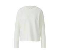 s.Oliver Red Label - Flauschiges Sweatshirt weiß - Gr. - 44