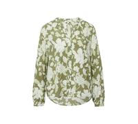 Fließende Viskose-Bluse mit All-over-Print 34 olive|beige 2174662.79A0.34