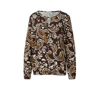 Gemustertes T-Shirt im O-Shape 34 braun|mehrfarbig 2172794.89A2.34