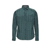 s.Oliver Red Label - Gemustertes Hemd im Slim Fit blau - Gr. - S