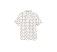 Resort Fit: Strukturiertes Baumwollhemd mit All-over-Print XL braun|creme 2180702.89A7.XL