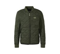 s.Oliver Red Label - Gepolsterte Outdoor-Jacke mit Strickkragen und Rippbündchen grün - Gr. - M