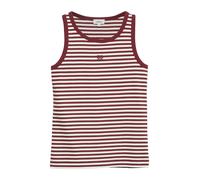 s.Oliver Red Label - Geripptes Basic Top rot/weiß - Gr. - 38