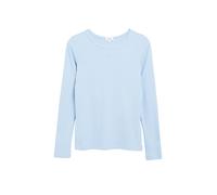 s.Oliver Red Label - Geripptes Langarmshirt blau - Gr. - 44