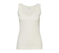 s.Oliver Geripptes Tanktop mit Spitze
