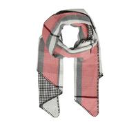 Geschrägter Wendeschal mit Karo- und Hahnentritt-Muster ONESIZE rot|mehrfarbig 2173342.33N7.ONESIZE