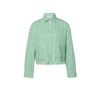 s.Oliver Bluse Verkürzte Popeline Relaxed Fit Grün Gr. 40