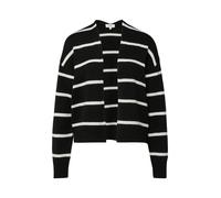 Gestreifter Cardigan aus Baumwollmix 36 schwarz|weiß 2176638.99X4.36