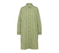 s.Oliver Red Label - Gestreiftes Hemdblusenkleid in Midilänge grün/weiß - Gr. - 44