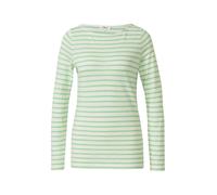s.Oliver Gestreiftes Langarmshirt aus Flammgarm mit U-Boot-Ausschnitt