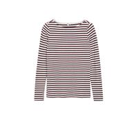 s.Oliver Red Label - Gestreiftes Langarmshirt rot/beige - Gr. - 34