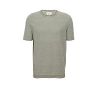 Gestreiftes Strick-T-Shirt aus Leinenmix XXL braun 2166646.84G0.XXL