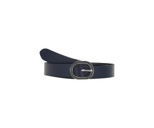 s.Oliver Red Label - Gürtel aus Leder blau - Gr. - 90