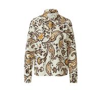 s.Oliver Hemdbluse aus Jersey 2175335.02A2.46 – Creme/Mehrfarbig Größe 46