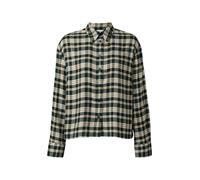 Hemdbluse im Relaxed Fit mit Raffung am Rücken 46 petrol|mehrfarbig 2170018.69N1.46