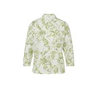 Elastische Jersey-Bluse mit 3/4-Ärmeln 48 creme|grün 2176230.02A4.48