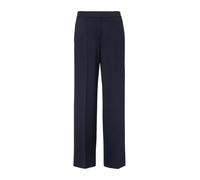 Jerseyhose S.OLIVER, Damen, Gr. 44, N-Gr, navy, Jersey, Obermaterial: 61% Viskose, 35% Polyamid, 4% Elasthan. Futter: 100% Polyester, unifarben, regular fit lang, Hosen Jerseyhose, mit elastischem Bun