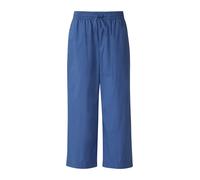 High Rise Culotte mit Elastikbund und Eingrifftaschen 34 blau 2169102.5527.34