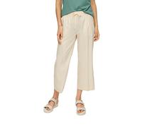 Culotte aus Baumwolle mit Elastikbund und Tunnelzug 38 Beige