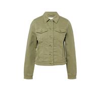 s.Oliver Indoor-Jacke Leichte Denim-Jacke mit Brusttaschen Baumwoll-Mix Regular Fit Olive Größe 42