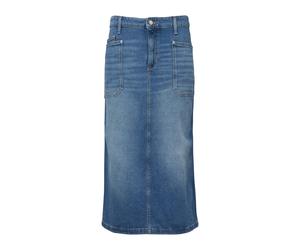 s.Oliver Red Label - Jeansrock in Midi-Länge mit geradem Schnitt blau - Gr. - 42