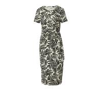 s.Oliver Red Label - Jersey-Etuikleid mit Knotendetail beige/schwarz - Gr. - 34