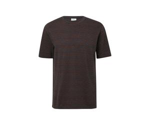 s.Oliver Red Label - Jersey-Shirt mit Crew Neck blau/braun - Gr. - M