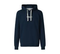 s.Oliver Red Label - Kapuzenpullover aus Baumwollmix mit Label-Print blau - Gr. - S