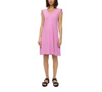 Kleid mit V-Ausschnitt und Binde-Detail 44 Rosa