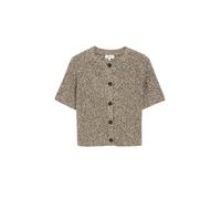 Melierte Strickjacke mit Knöpfen 34 braun 2181440.84X0.34