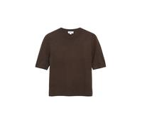 s.Oliver Red Label - Kurzarm-Strickpullover braun - Gr. - 34