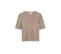 Weicher Kurzarm-Strickpullover im Slim Fit 34 braun 2181329.85W0.34