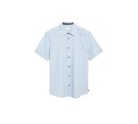 s.Oliver Herren Hemd - Regular Fit, Baumwollstretch, All-over-Print, Kurzarm - Für Urlaub