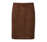 s.Oliver Red Label - Kurzer Rock aus aufgerautem Lederimitat braun - Gr. - 34