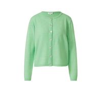 s.Oliver Red Label - Kuschelige Baumwollmix-Strickjacke grün - Gr. - 34