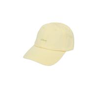 s.Oliver Red Label - Lässige Basic-Cap mit Schriftzug gelb - Gr. - ONE SIZE