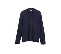s.Oliver Red Label - Langarm-Polo-Shirt blau - Gr. - XXL